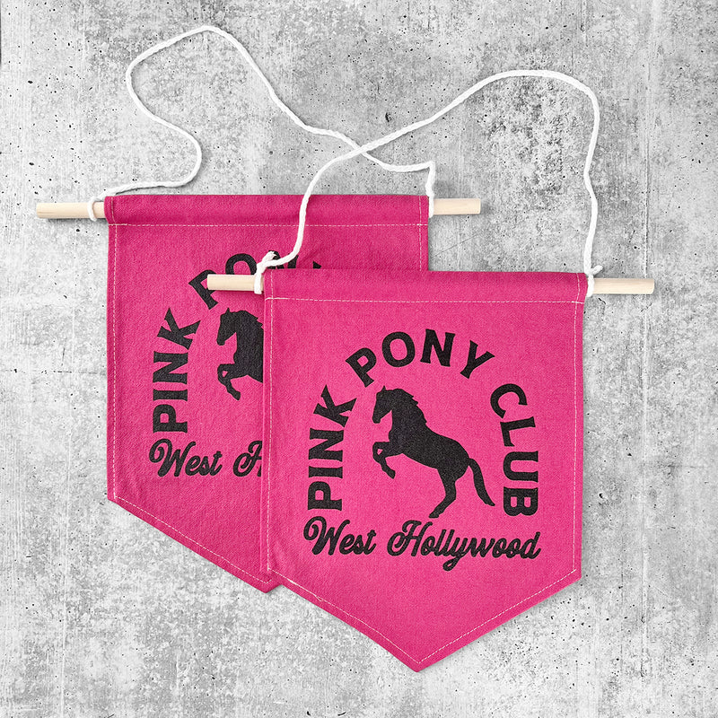 PINK PONY CLUB Colorful Hand Dyed Pin Banner