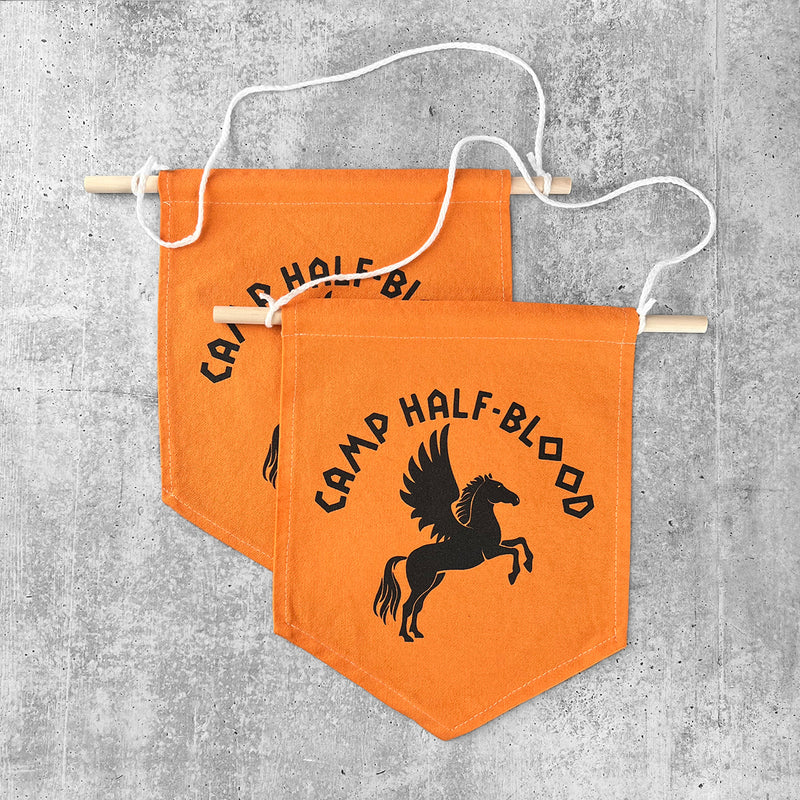 CAMP HALF BLOOD Colorful Hand Dyed Pin Banner