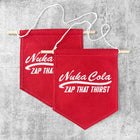 NUKA COLA Colorful Hand Dyed Pin Banner