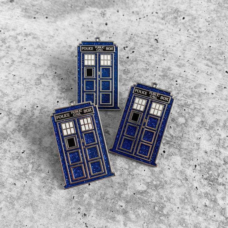 POLICE CALL BOX Lapel Pin