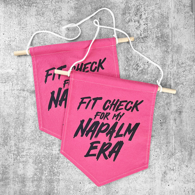 FIT CHECK Colorful Hand Dyed Pin Banner