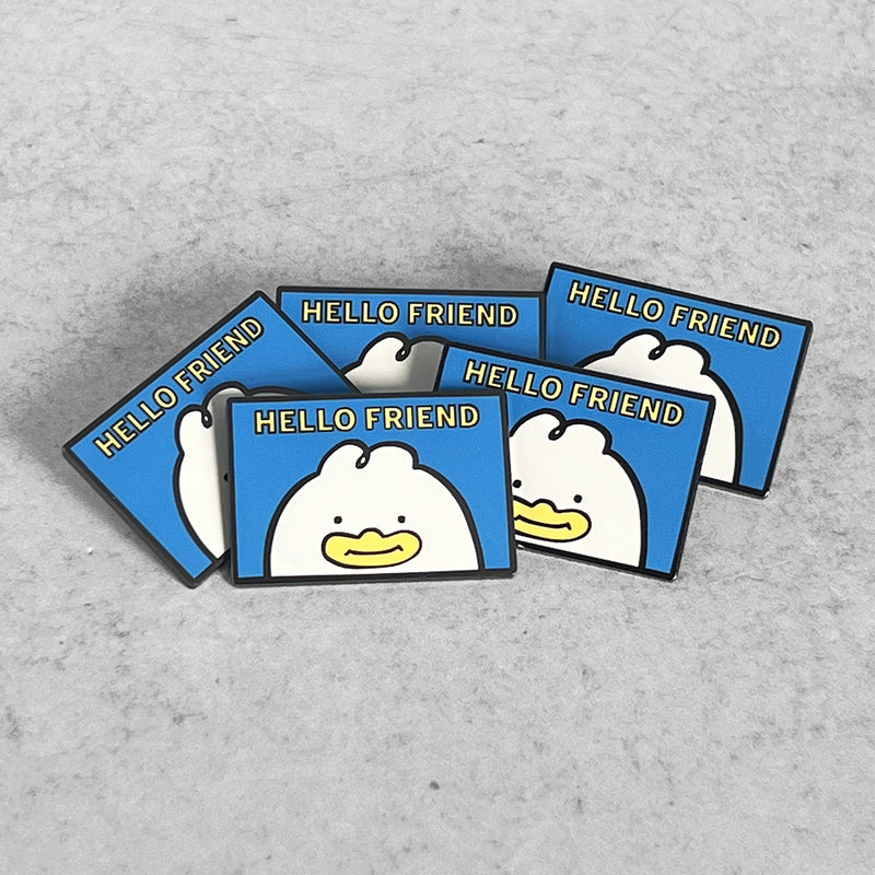 HELLO FRIEND Lapel Pin