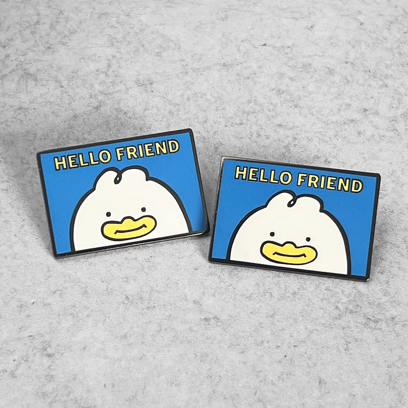 HELLO FRIEND Lapel Pin