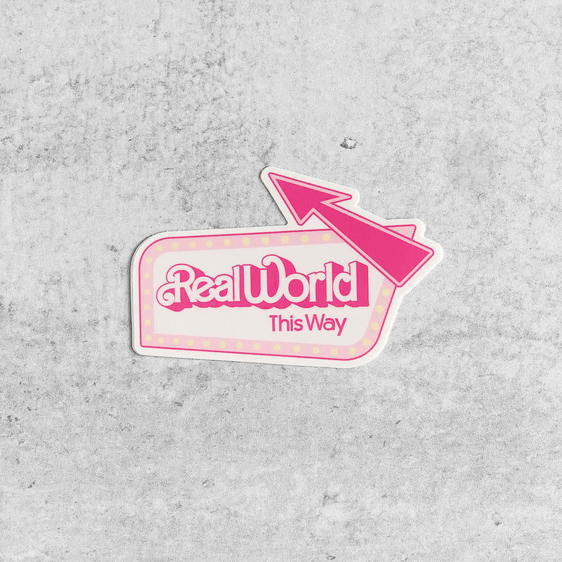 KENOUGH + REAL WORLD Vinyl Sticker