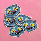 DEMON PETS SET Vinyl Stickers, choose one or both