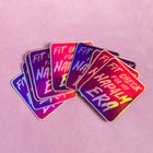 DEMON STICKER SET Vinyl Stickers, choose one or both