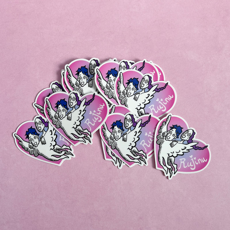 DEMON STICKER SET Vinyl Stickers, choose one or both