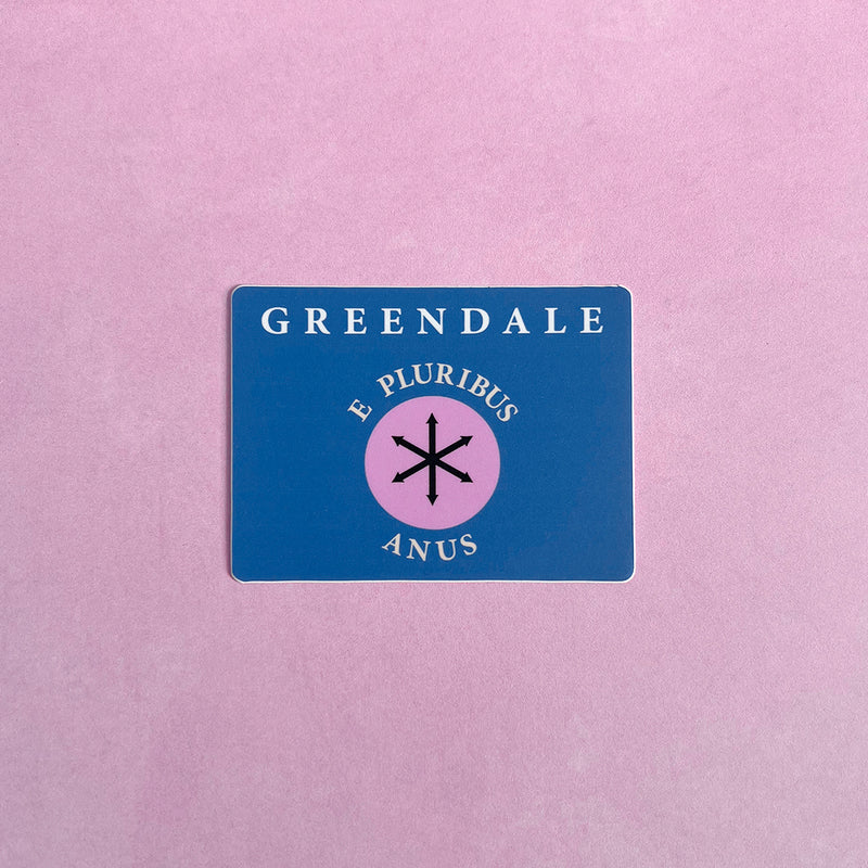 TROY AND ABED + GREENDALE Vinyl Sticker