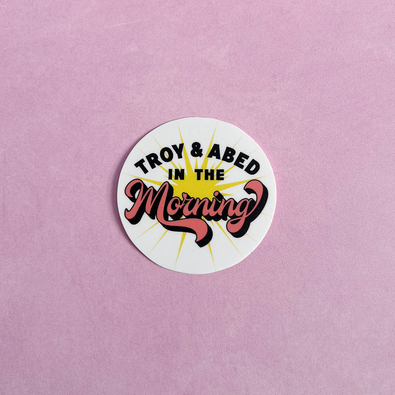 TROY AND ABED + GREENDALE Vinyl Sticker