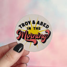 TROY AND ABED + GREENDALE Vinyl Sticker