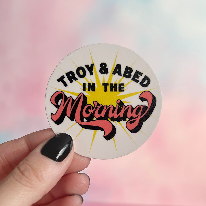 TROY AND ABED + GREENDALE Vinyl Sticker