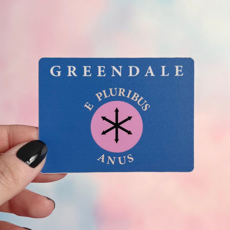 TROY AND ABED + GREENDALE Vinyl Sticker