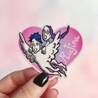 DEMON HEARTS Vinyl Stickers, choose one or both