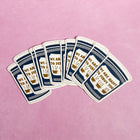 NYC GREEK CUP Vinyl Sticker