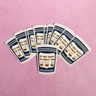 NYC GREEK CUP Vinyl Sticker