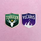 Maas Universe WELCOME TO Vinyl Stickers, choose one or both