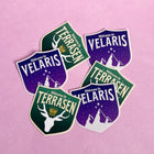 Maas Universe WELCOME TO Vinyl Stickers, choose one or both