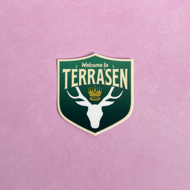 Maas Universe WELCOME TO Vinyl Stickers, choose one or both