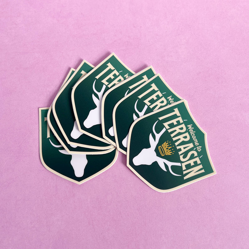 Maas Universe WELCOME TO Vinyl Stickers, choose one or both