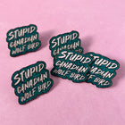 STUPID WOLF BIRD Lapel Pin