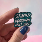 STUPID WOLF BIRD Lapel Pin