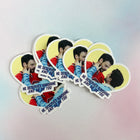 HEATED HEARTS Vinyl Sticker Set