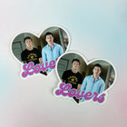 HEATED HEARTS Vinyl Sticker Set