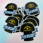 I PLAY FOR BOSTON Vinyl Stickers