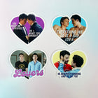 HEATED HEARTS Vinyl Sticker Set