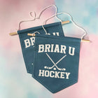 BRIAR U HOCKEY Colorful Hand Dyed Pin Banner
