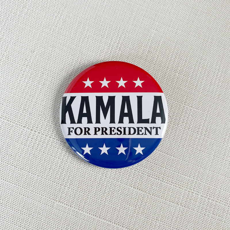 Unconventional Kamala pinback buttons or magnets!