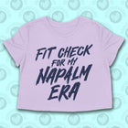 PREORDER -- FIT CHECK  Women's crop shirt