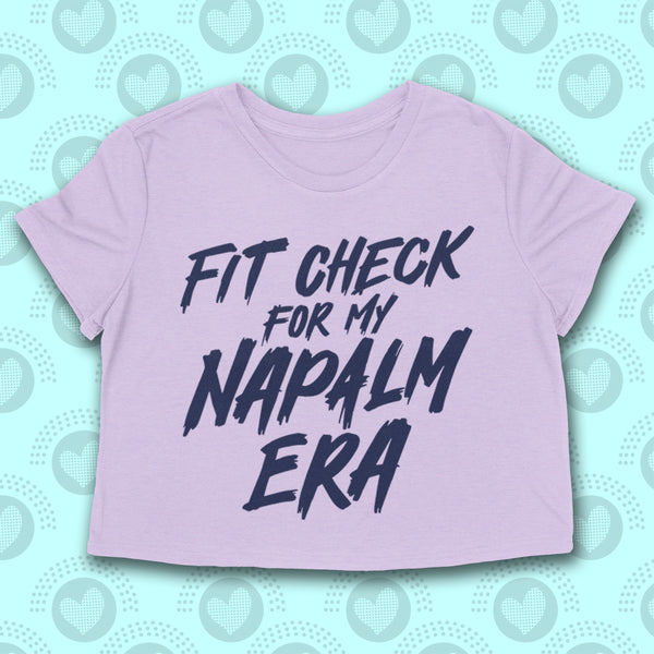 PREORDER -- FIT CHECK  Women's crop shirt