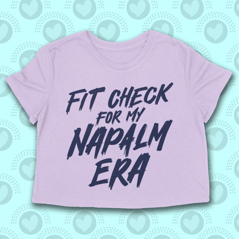 PREORDER -- FIT CHECK  Women's crop shirt