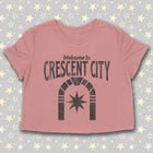 PREORDER -- WELCOME TO CRESCENT CITY  Women's crop shirt