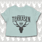 PREORDER -- WELCOME TO TERRASEN  Women's crop shirt