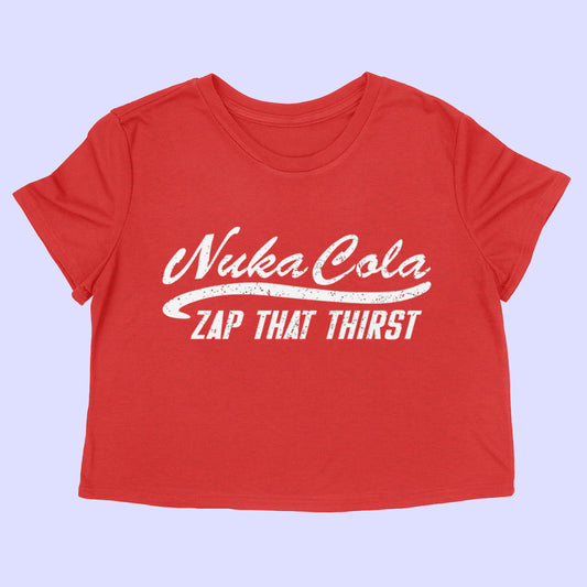 NUKA COLA Women's crop shirt