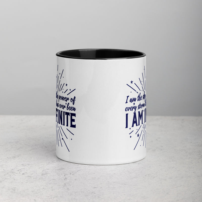 I AM INFINITE Mug with Color Inside