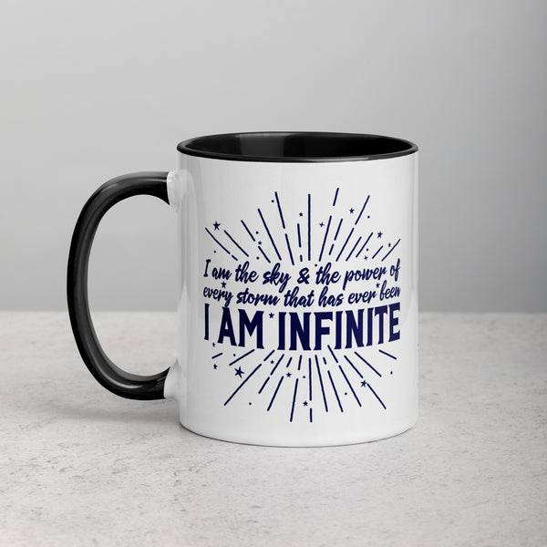 I AM INFINITE Mug with Color Inside