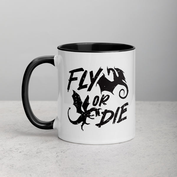 FLY OR DIE Mug with Color Inside