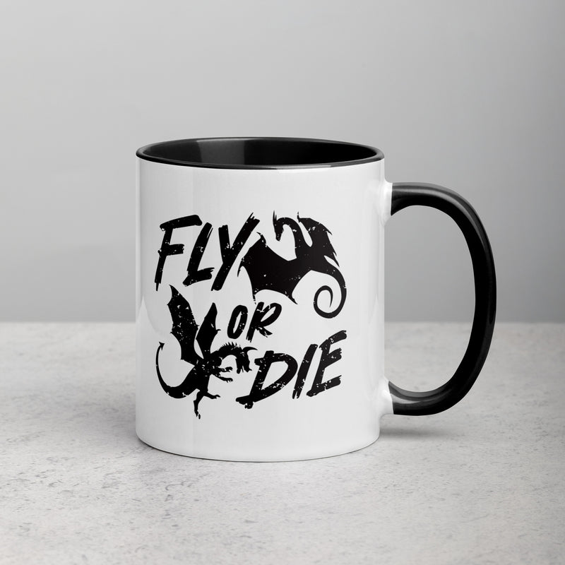 FLY OR DIE Mug with Color Inside