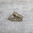 BEST PERSON lapel pin