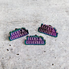 SECONDS SALE -- BOOKS AND CLEVERNESS Lapel Pin -- Slightly Imperfect