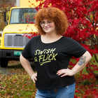 SWISH & FLICK Women's Slouchy Shirt