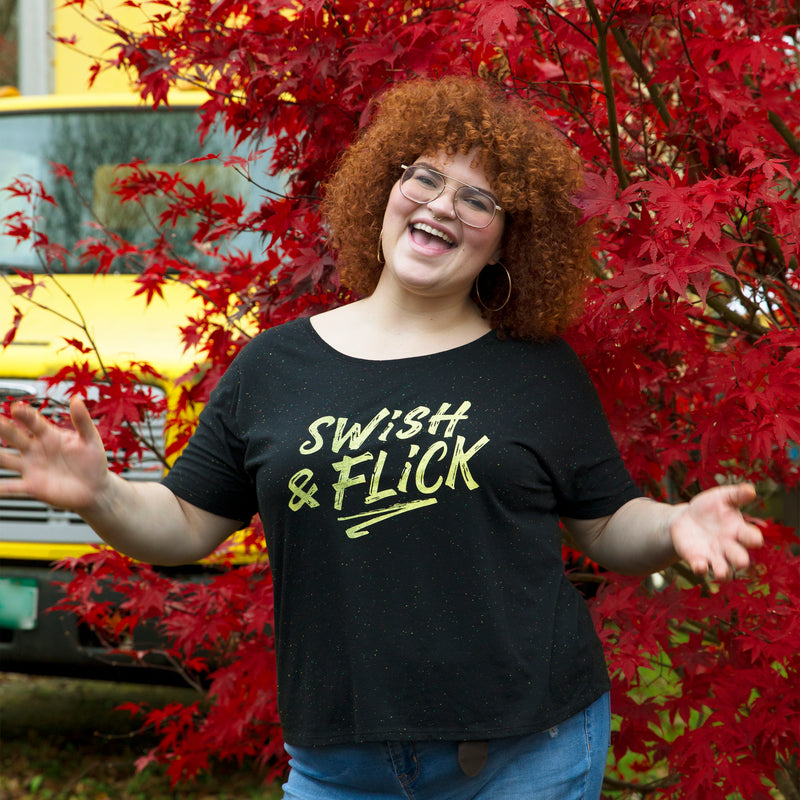 SWISH & FLICK Women's Slouchy Shirt