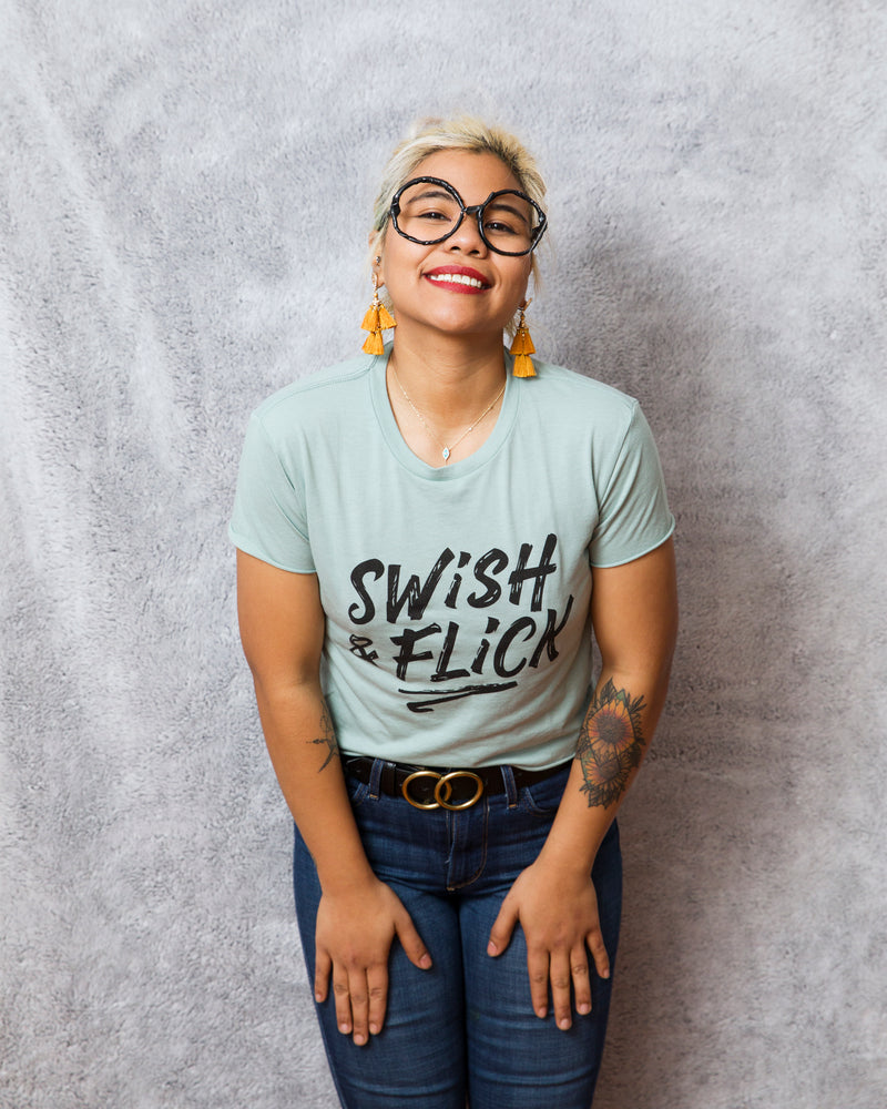 SWISH & FLICK Women's crop shirt