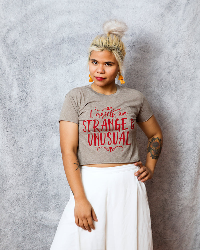 STRANGE & UNUSUAL Women's crop shirt