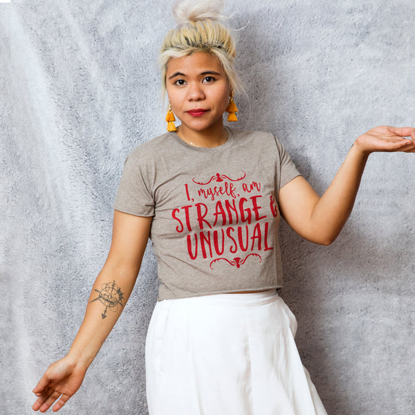 STRANGE & UNUSUAL Women's crop shirt