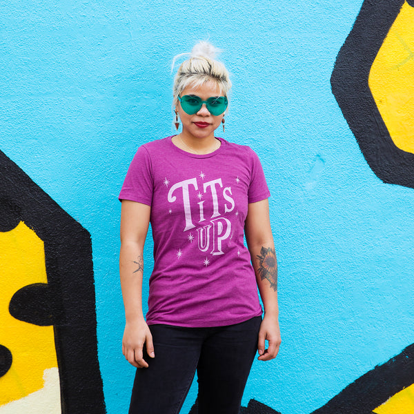 TITS UP Women/Junior Fitted T-Shirt