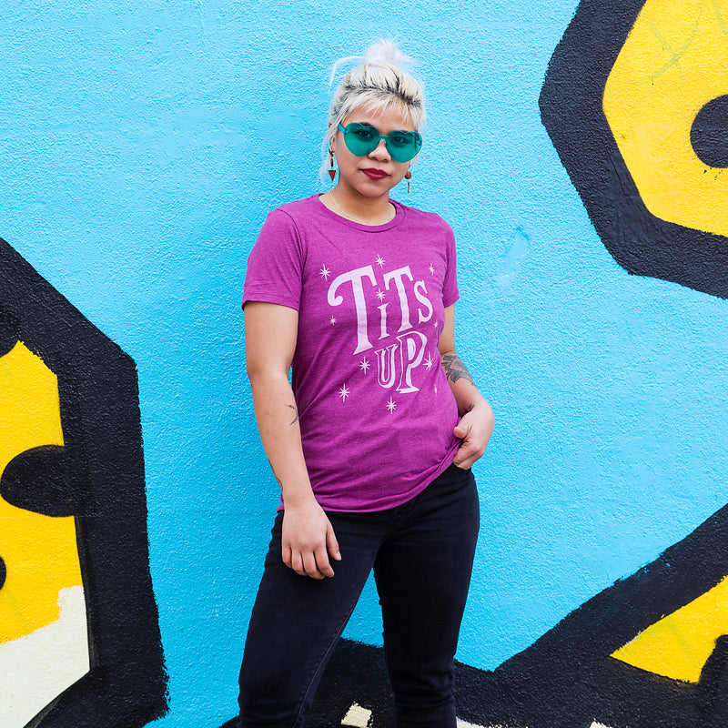 TITS UP Women/Junior Fitted T-Shirt